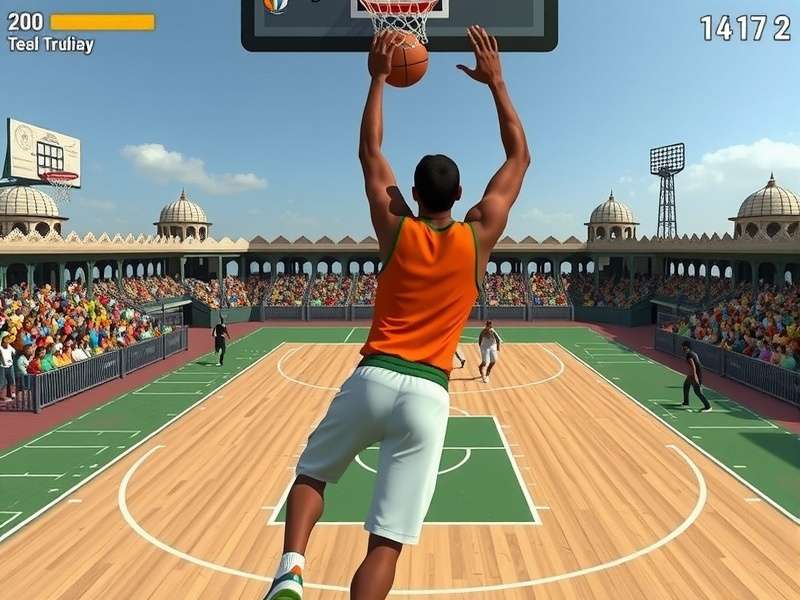 VR Dunk Legendary India game modes and menu interface